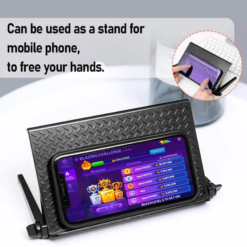 Adjustable TV Screen Top Storage Shelf Organizer Rack