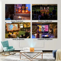 Portable Mini Projector with HDMI USB for Movie Nights