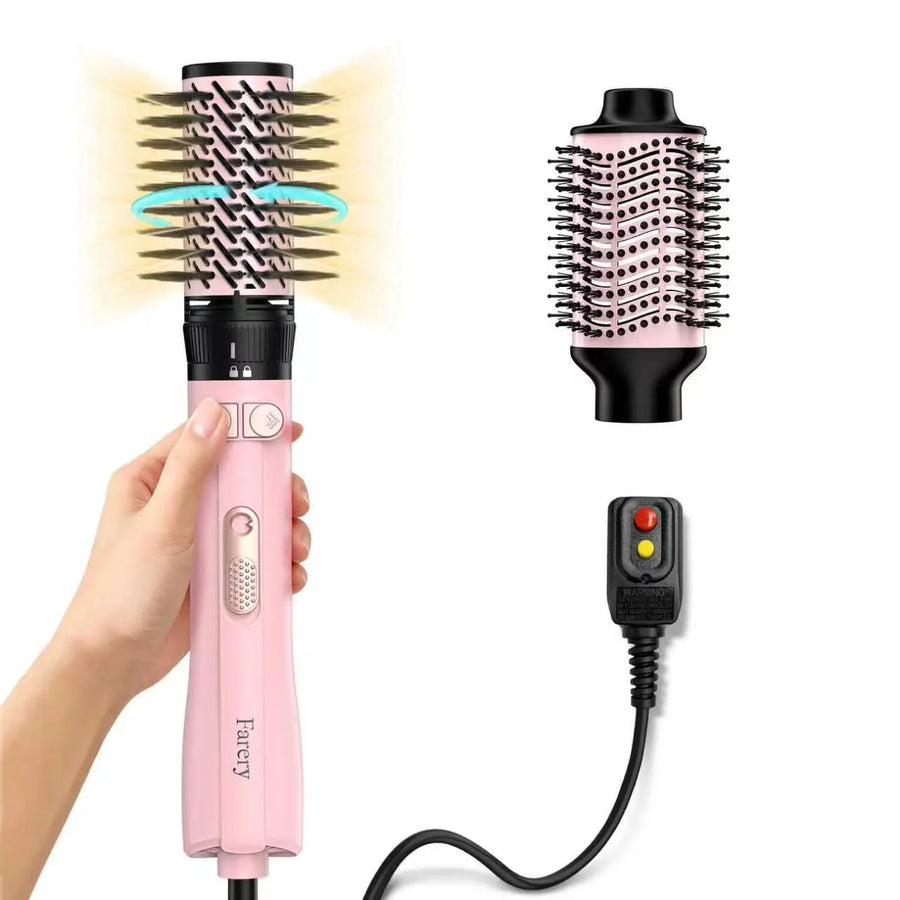1000W Rotating Hot Air Brush Styler With Diffuser Set