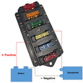 6 Way Waterproof Blade Fuse Box