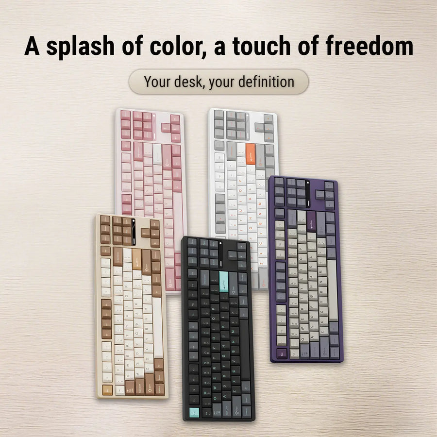 Aluminum TKL Hotswap Wireless Keyboard Premium Office