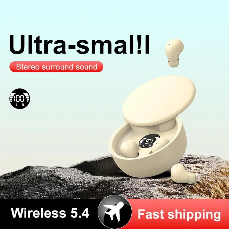 Mini Invisible Bluetooth 54 Wireless Earphones Sport Audio
