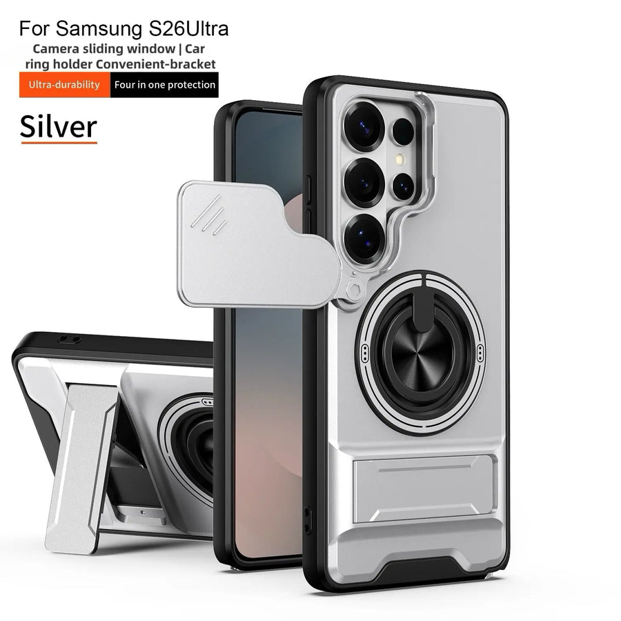 Samsung Rotating Ring Phone Case with Camera Protection