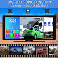 10.36 Inch 4 Channels Vehicle DVR Recorder System 1080P AHD Backup Cameras MP5 Bluetooth FM Touch Monitor for Truck Bus Trailer