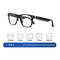 Smart Glasses AI Voice Assistant Camera Glasses BT Audio Glasses (Plain Glasses)