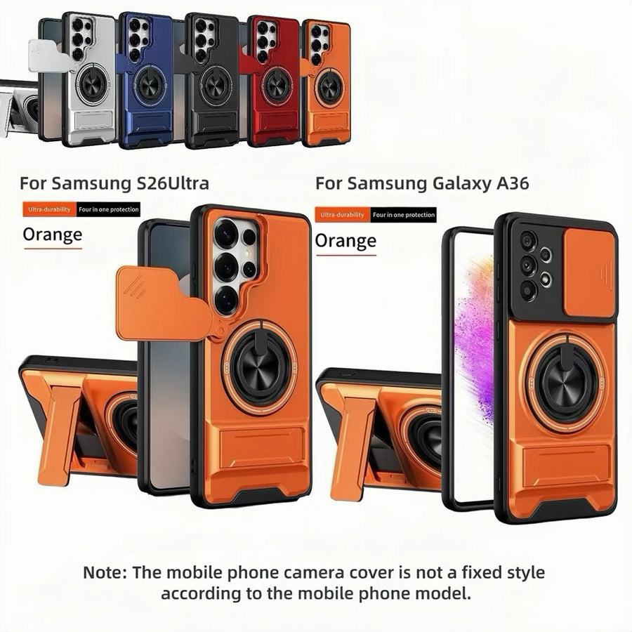 Samsung Rotating Ring Phone Case with Camera Protection