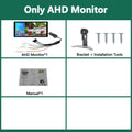 10.36 Inch 4 Channels Vehicle DVR Recorder System 1080P AHD Backup Cameras MP5 Bluetooth FM Touch Monitor for Truck Bus Trailer