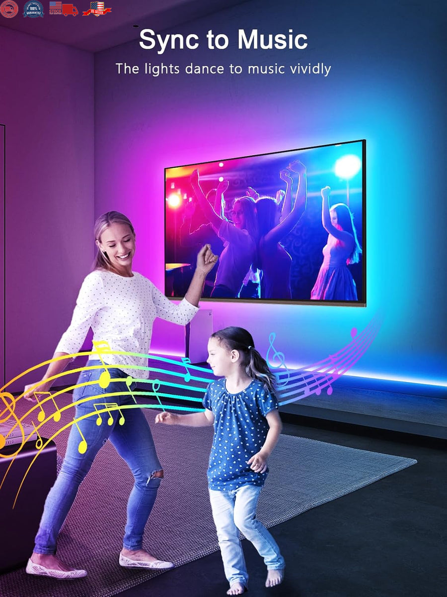 Music Sync LED TV Backlights for 32 to 50 Inch TVs