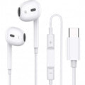 Type C Wired Earphones with Microphone and Volume Control
