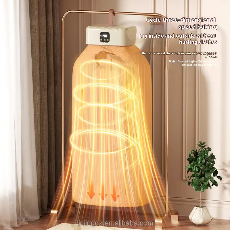 Foldable Compact Mini Clothes Dryer with Drying Bag Home