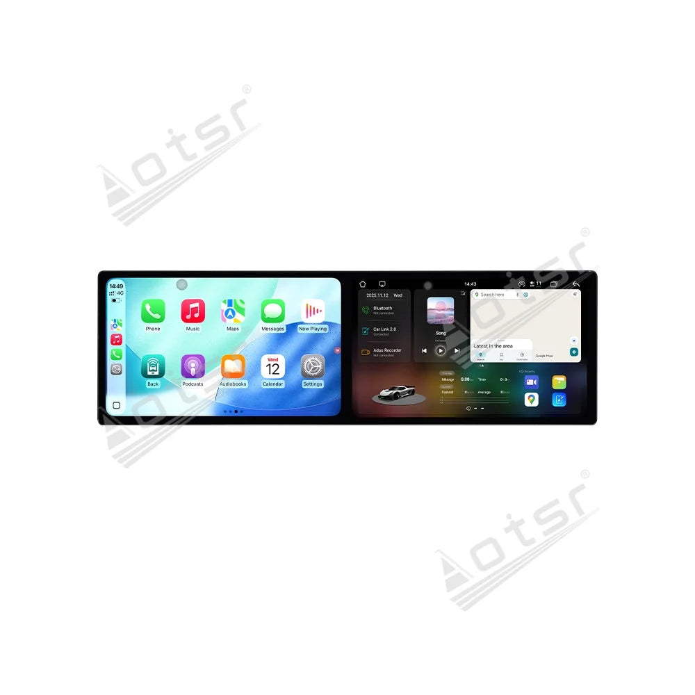 Dual 10.1 Inch Screen Car Radio for Honda CRV 2023 Android 15 Multimedia Player GPS Navigation Auto DSP Stereo Host