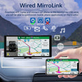10.36 Inch 4 Channels Vehicle DVR Recorder System 1080P AHD Backup Cameras MP5 Bluetooth FM Touch Monitor for Truck Bus Trailer