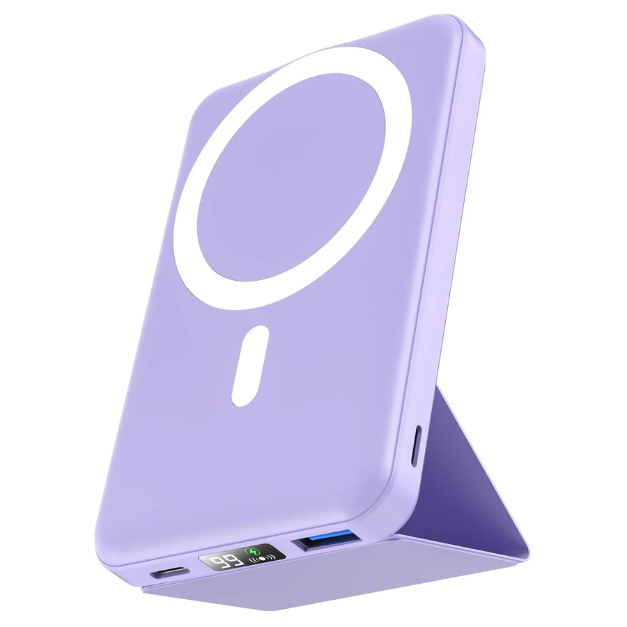 10000mAh Magnetic Wireless Power Bank with LED Display