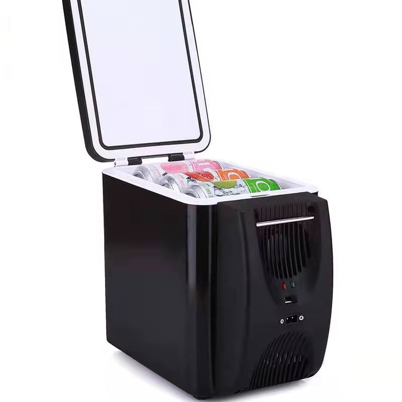 6L Portable Vehicle Refrigerator Mini Car Fridge Incubator Use for Cooling Heating Truck Dormitory Beauty Maquillage