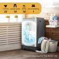 Portable Washing Machine 17.8 Lbs Full Automatic Compact