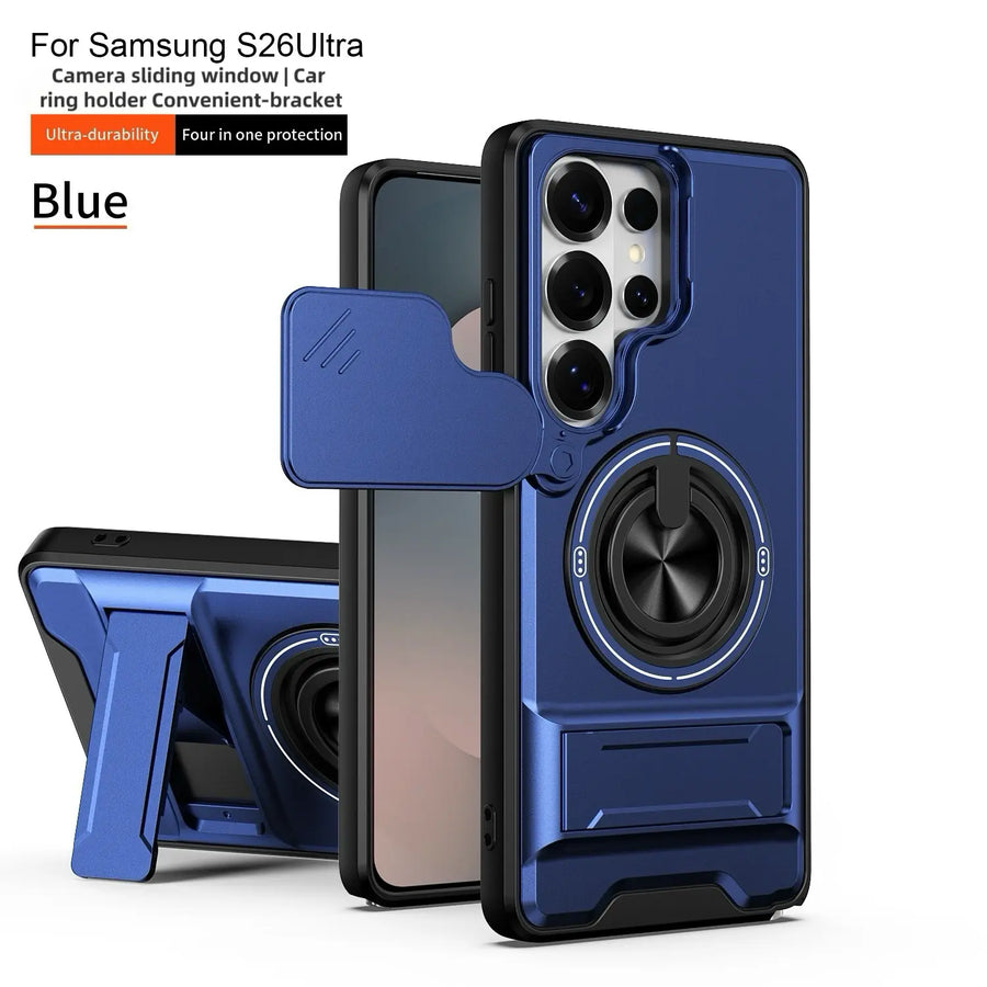 Samsung Rotating Ring Phone Case with Camera Protection