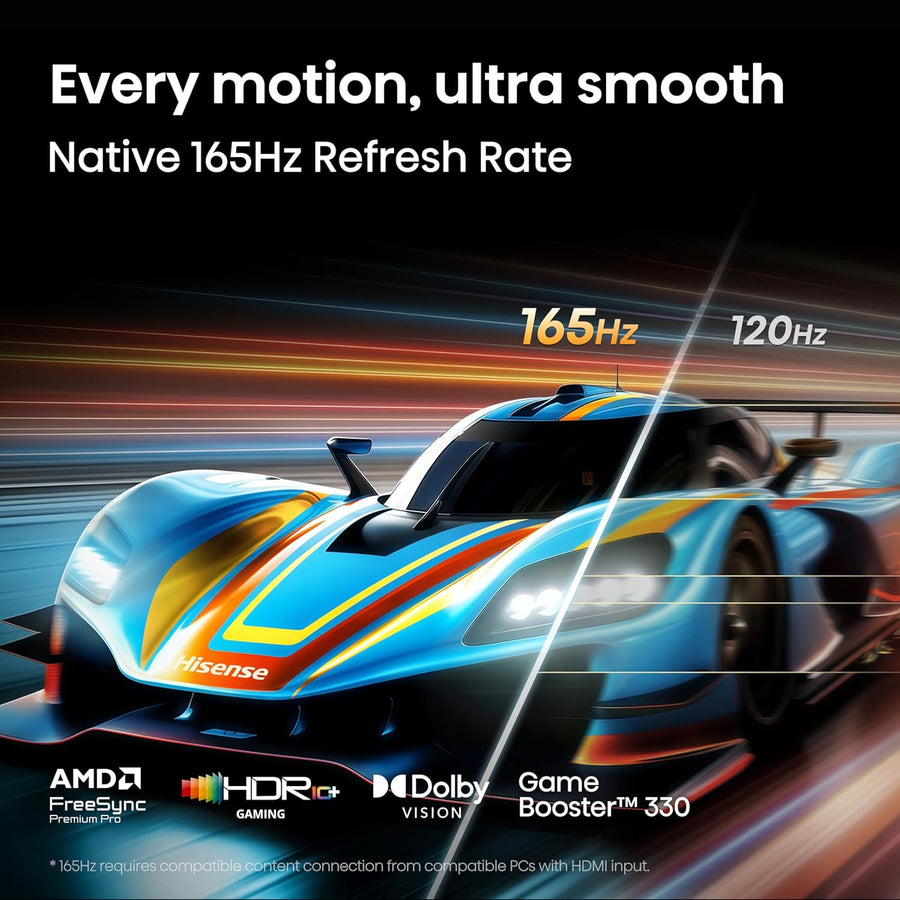 65 Inch Mini LED 4K Gaming Smart TV HDR Display Premium