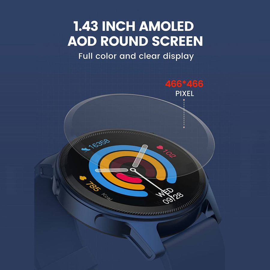 Smart Watch with Calling Feature Fitness Tracker Touchscreen