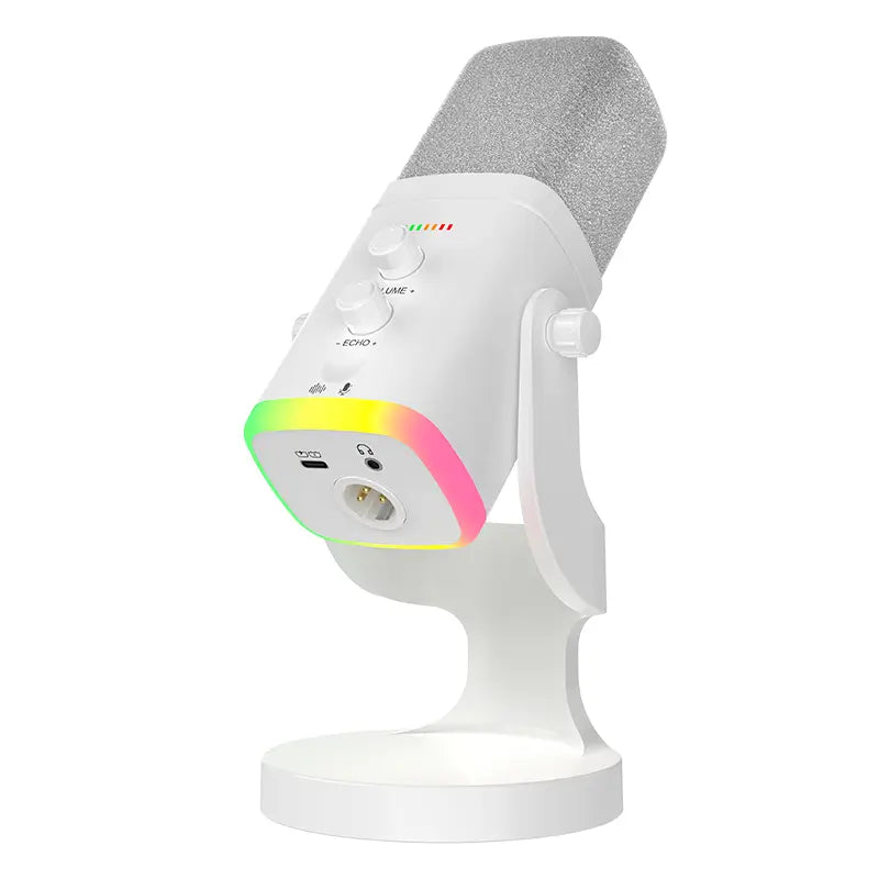 Gaming USB XLR Dynamic Microphone with RGB Touch Mute