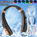 Portable Neck Fan with 5 Speed USB Rechargeable Battery