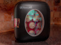 Mini Fridge Retro Beverage Cooler & Warmer - Personal & Portable Refrigerator (9 Liters/0.32 Cu Ft)