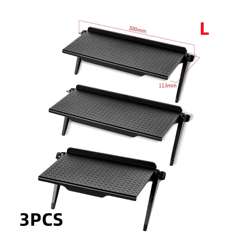Adjustable TV Screen Top Storage Shelf Computer Monitor Screen Top Storage Rack TV Media Box Router Shelf Rack Home Organizer