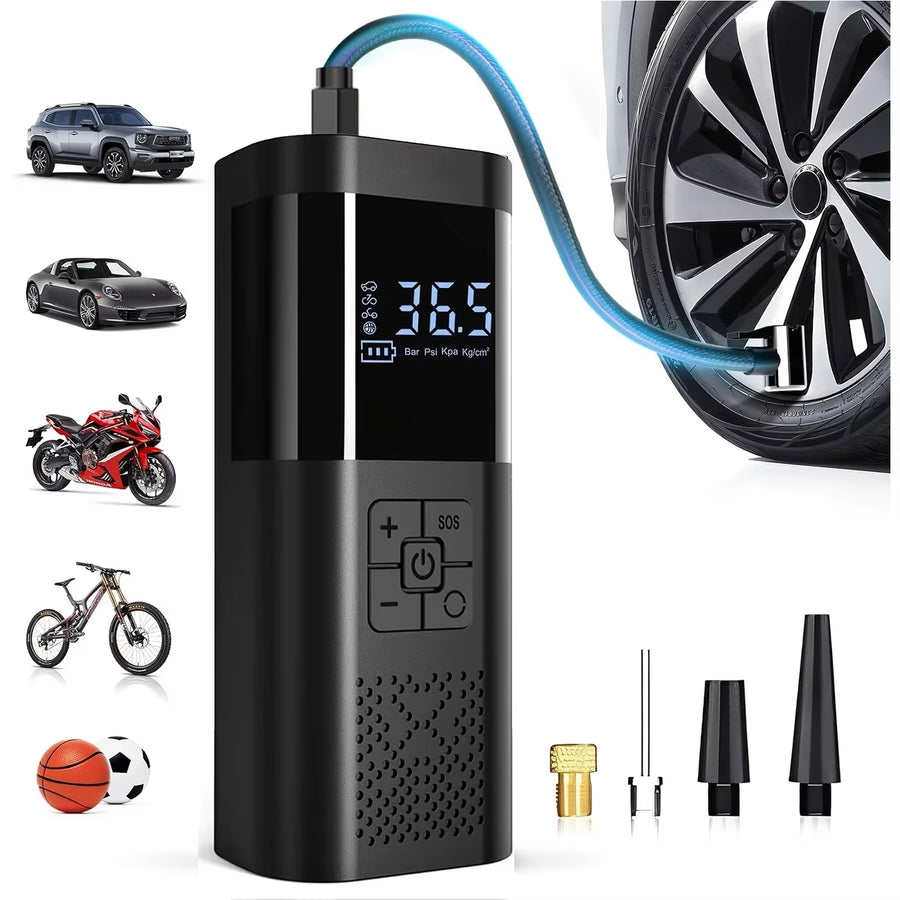 150PSI Cordless Tire Inflator Pump With Digital Gauge