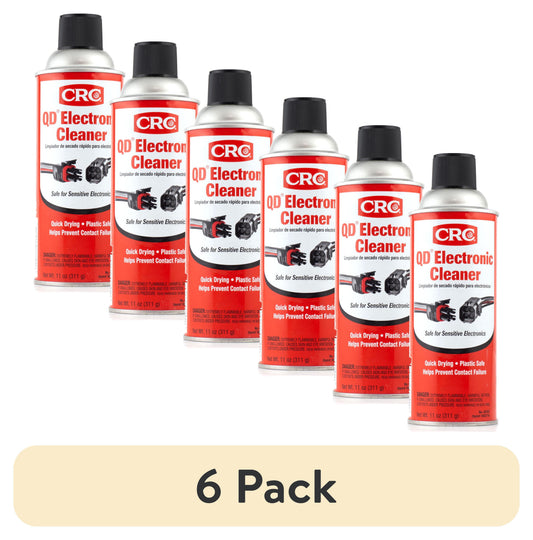 (6 Pack)  Electronic Cleaner Spray – Quick Dry Aerosol for Sensitive Electronics, Universal Vehicle Use, 11 Oz