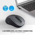 Wireless Computer Mouse 6 Button USB Receiver For PC Laptop