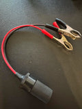 Cigarette Lighter Extension Cord, 12V Car Battery Clamp-On Extension Charge Cable, Cigarette Lighter Extension Cord