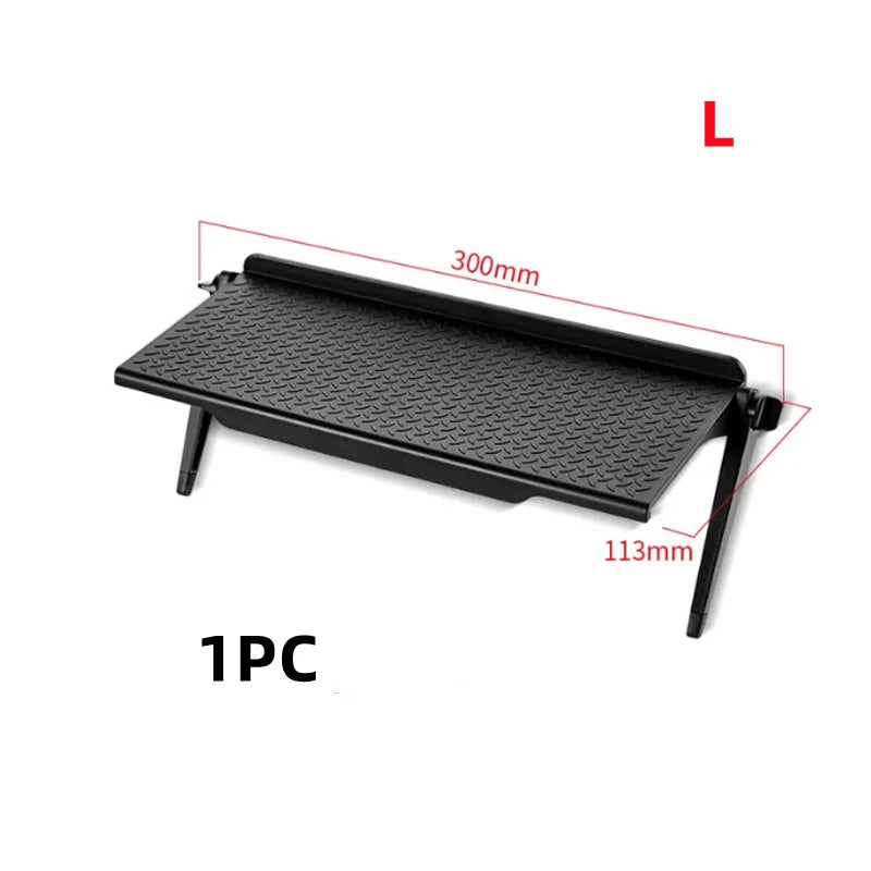 Adjustable TV Screen Top Storage Shelf Organizer Rack