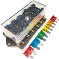 6 Way Waterproof Blade Fuse Box