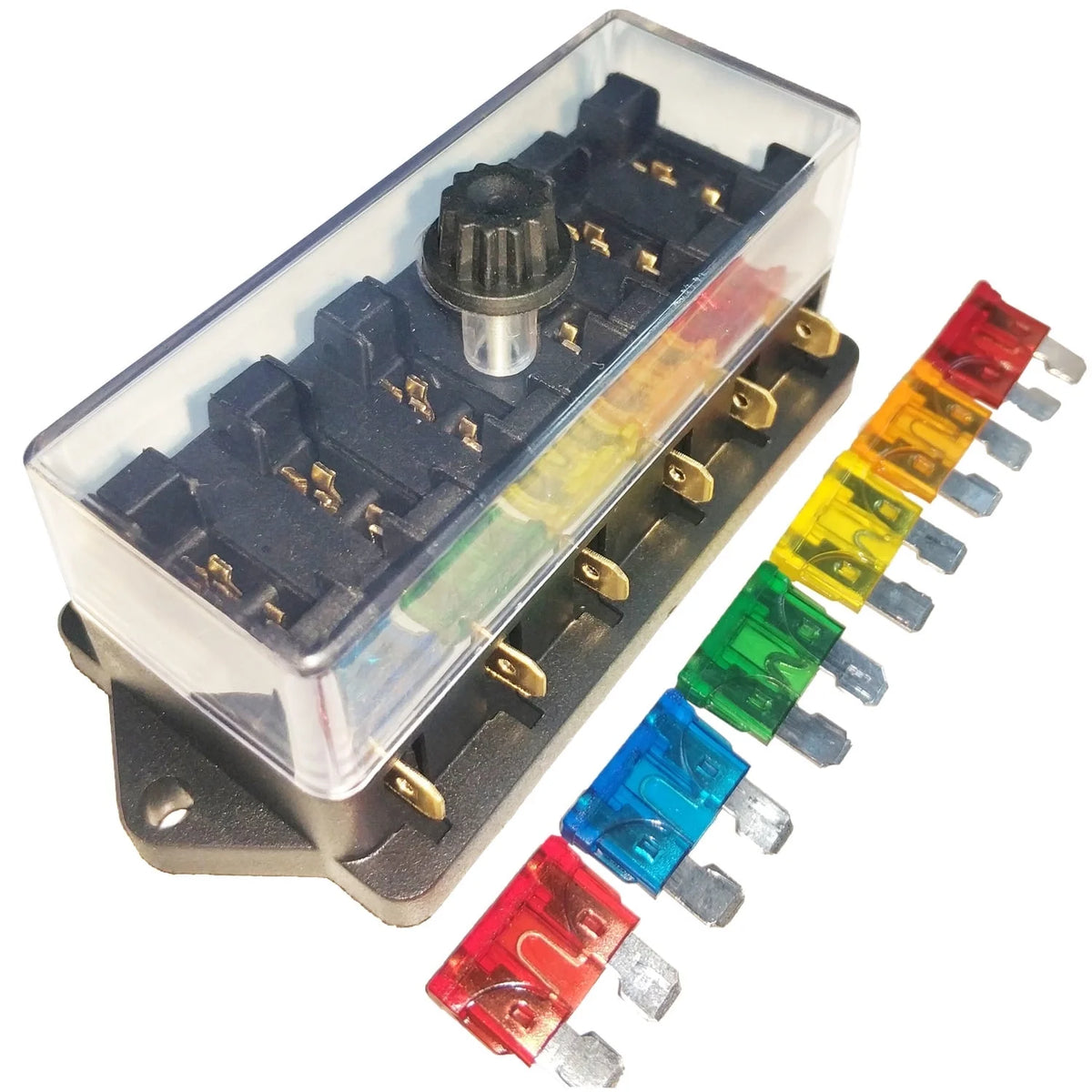 6 Way Waterproof Blade Fuse Box