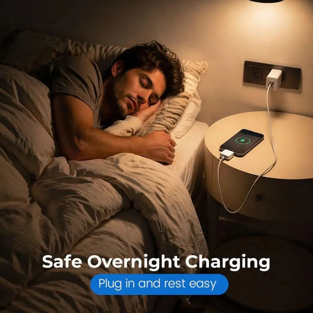 140W Stop Charge Smart Charger, Auto Disconnect Charging Cable Protector, Full Charge Eject Device, Overcharge Protection Adapter for Phone Tablet USB Charging Cable