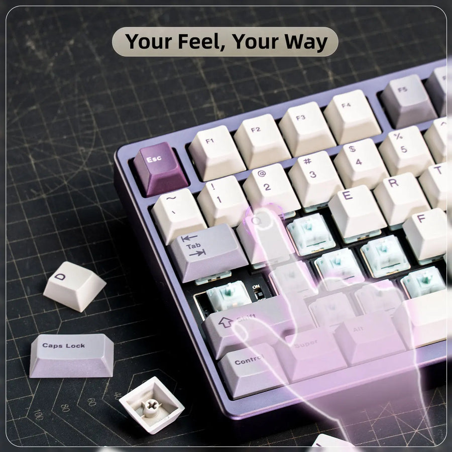 Aluminum TKL Hotswap Wireless Keyboard Premium Office