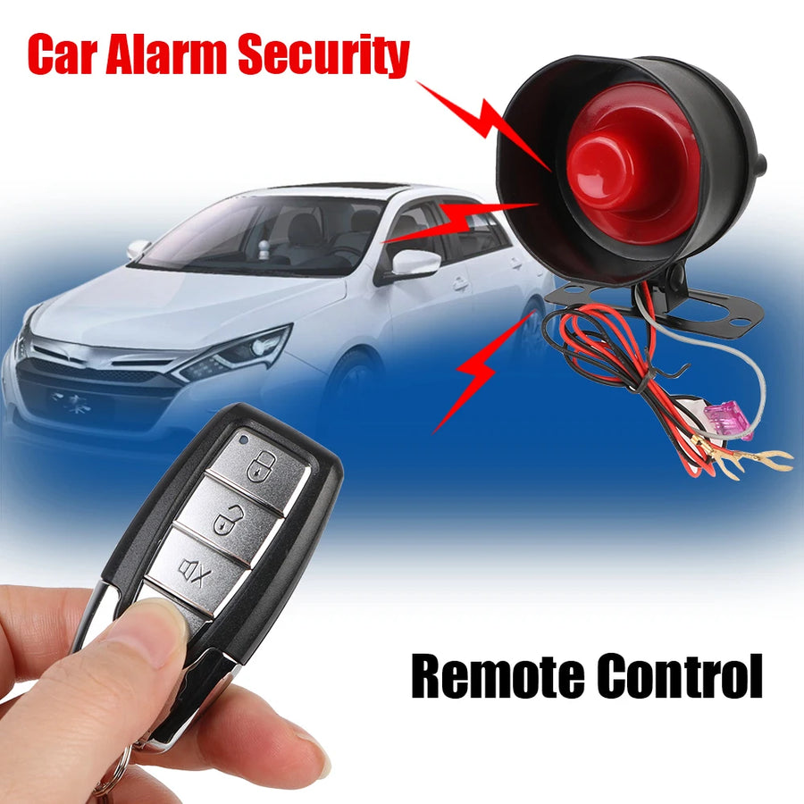 12V Motorcycle Alarm System with Remote Control