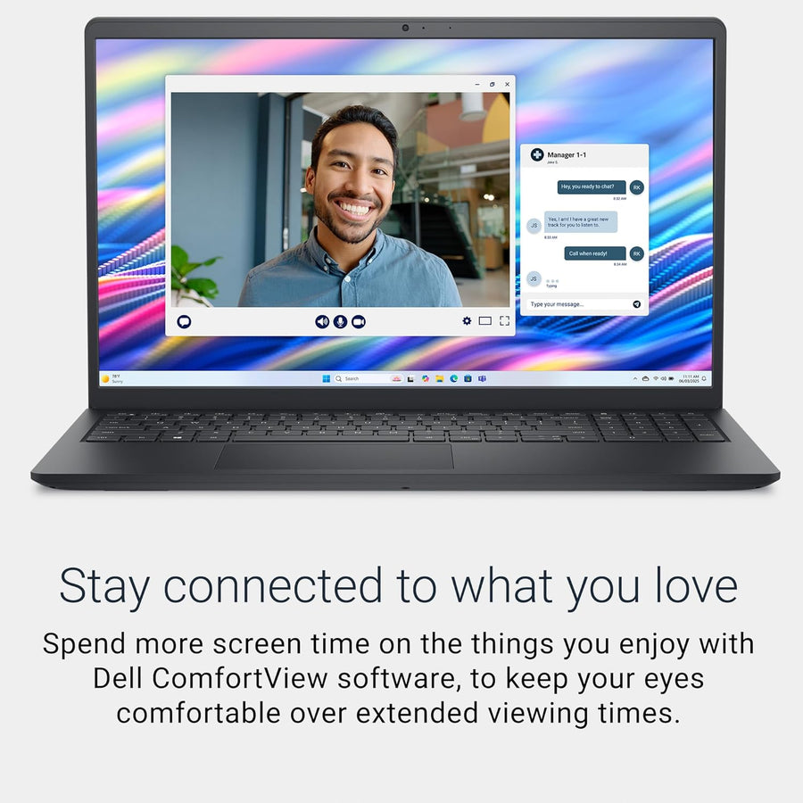 15 Inch FHD Laptop Intel Core 3 8GB RAM 512GB SSD Windows 11