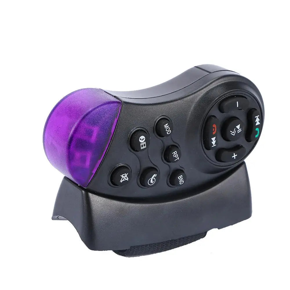 High Quality Black ABS Universal Vehicle DVD Car Player Steering Wheel IR Remote Control Car Electronics