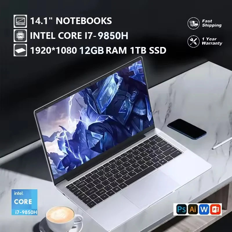 Gaming Laptop Intel Core i7 16GB RAM 1TB SSD Windows 11