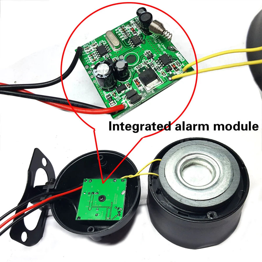 12V Motorcycle Alarm System with Remote Control