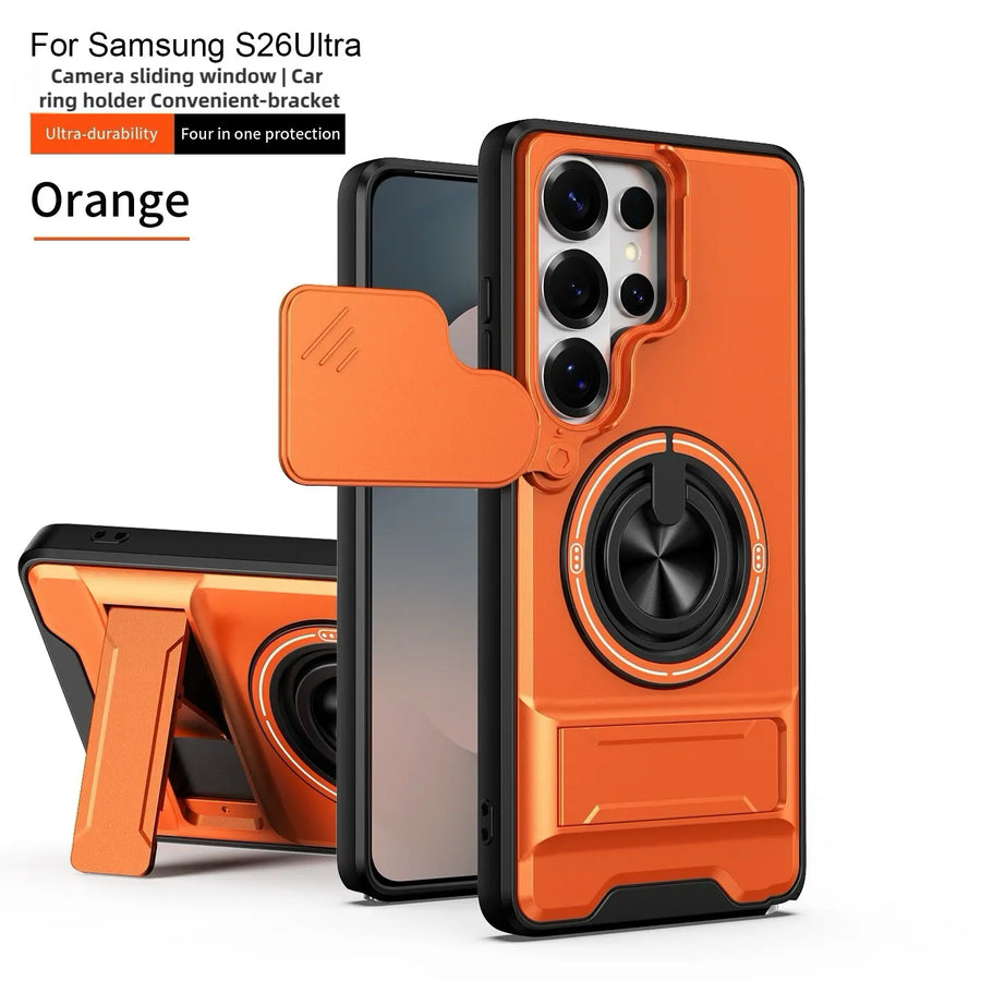 Samsung Rotating Ring Phone Case with Camera Protection