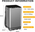 Portable Washing Machine 17.8 Lbs Full Automatic Compact