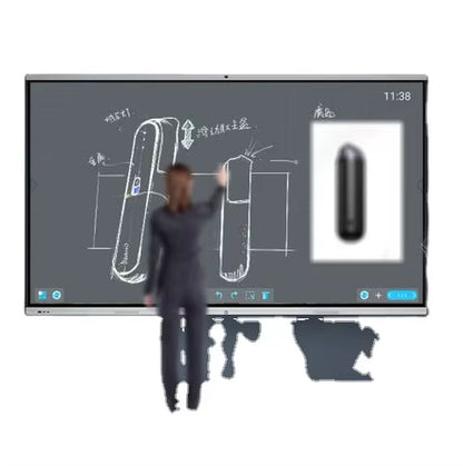 55 65 75 85 86 100 110 Inch HD Smart Board with 4K Display Interactive Smart Boards for Meeting Room Offering Multi Touch