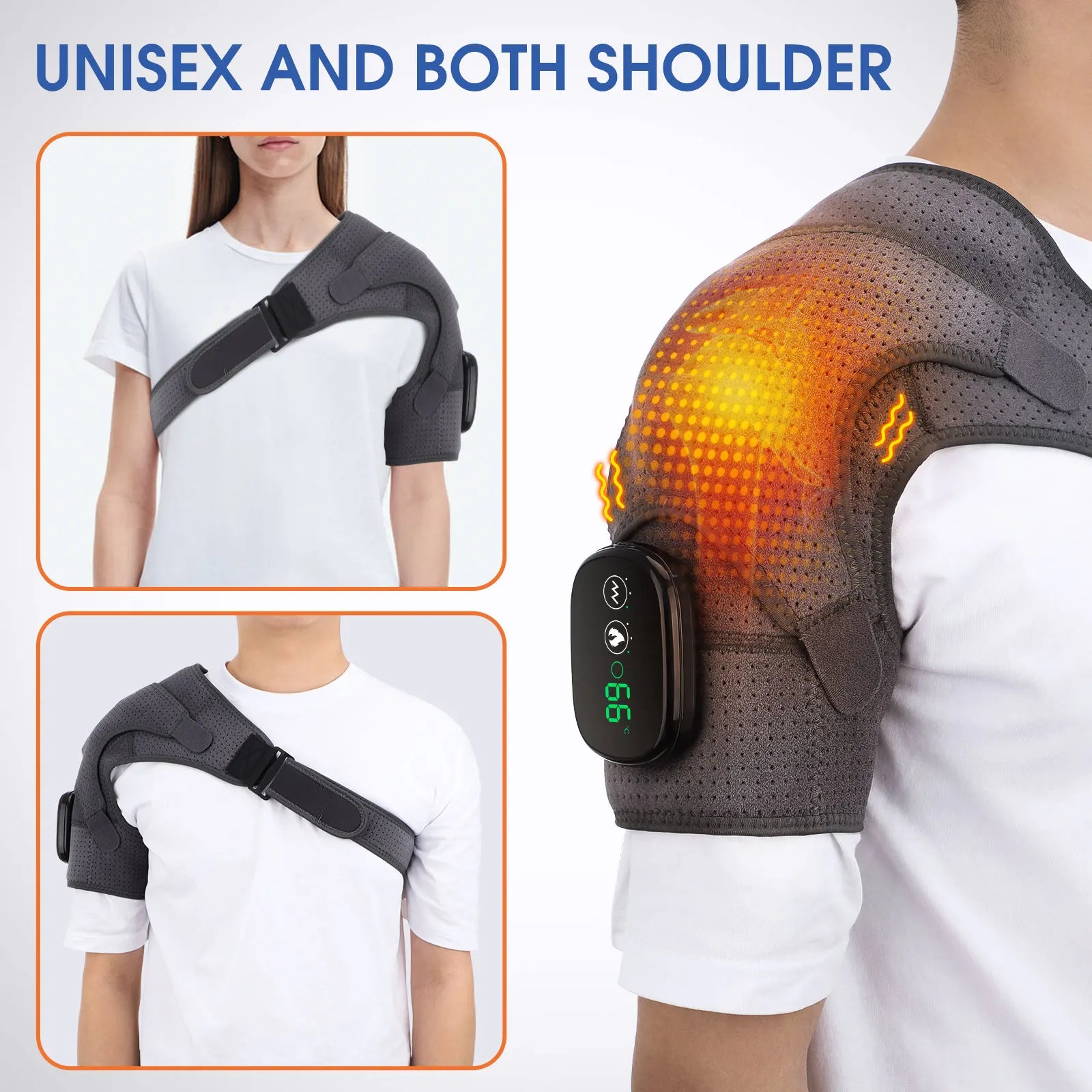 Ultimate Rechargeable Electric Shoulder Massager with Vibration – Experience Unmatched Muscle Relief and Relaxation