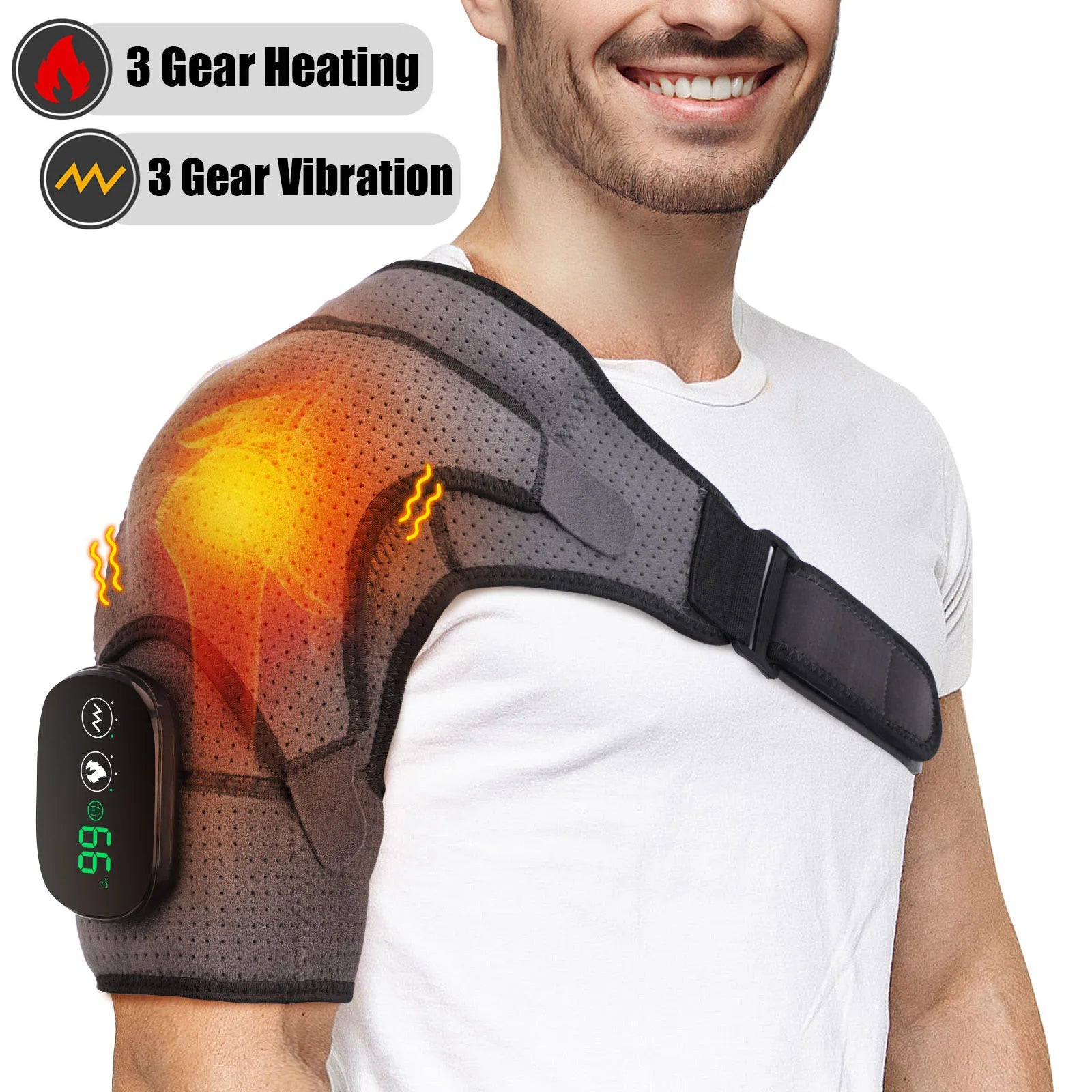 Ultimate Rechargeable Electric Shoulder Massager with Vibration – Experience Unmatched Muscle Relief and Relaxation
