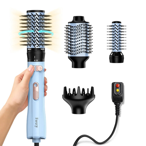 1000W Rotating Hot Air Brush Styler With Diffuser Set