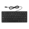 Ultra Thin USB Wired Keyboard 78 Keys Multi Language Layout