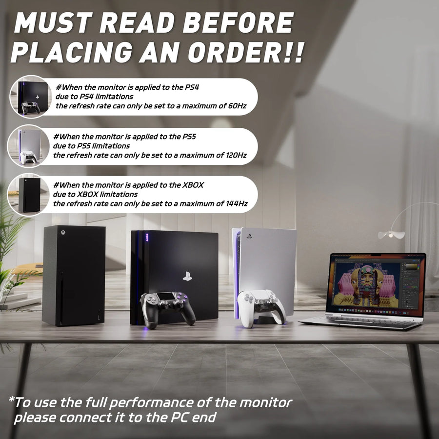 24 Inch Curved Gaming Monitor 180Hz FHD FreeSync Display