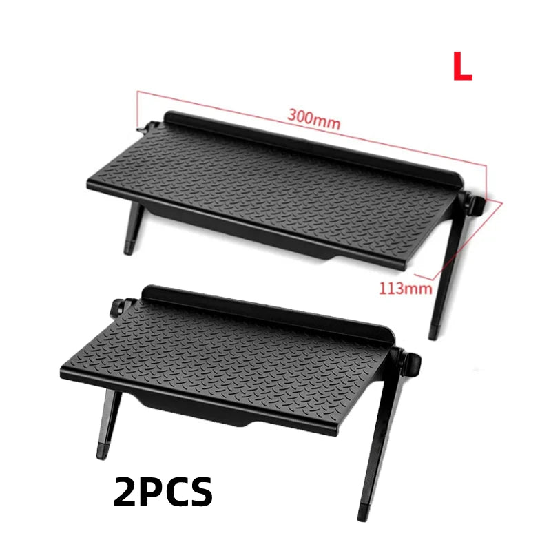 Adjustable TV Screen Top Storage Shelf Computer Monitor Screen Top Storage Rack TV Media Box Router Shelf Rack Home Organizer