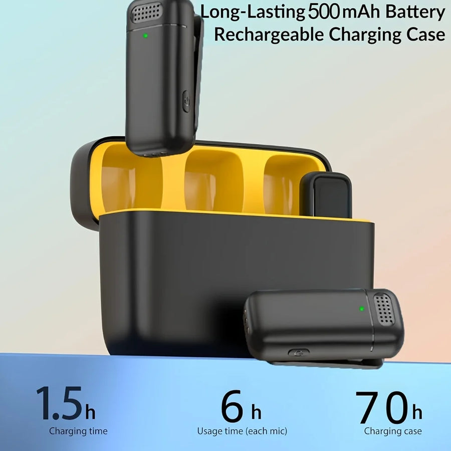 Wireless Lavalier Microphone for Type-C Smartphones
